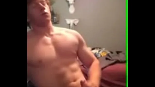 Big sexy as fuck ginger jerks off his hot cock new Movies