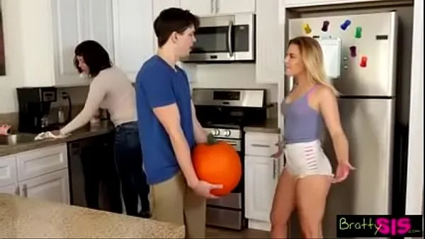 Big Guy bangs step sister in front of mom new Movies