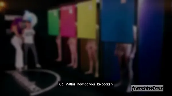 Parodia porno di incontri nudi di uno show televisivo britannico