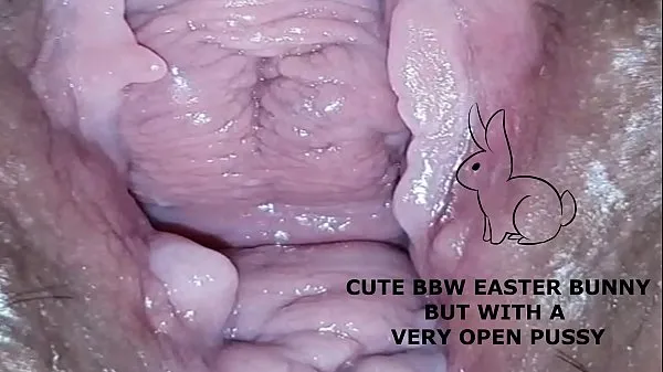 Velké Cute bbw bunny, but with a very open pussy nové filmy