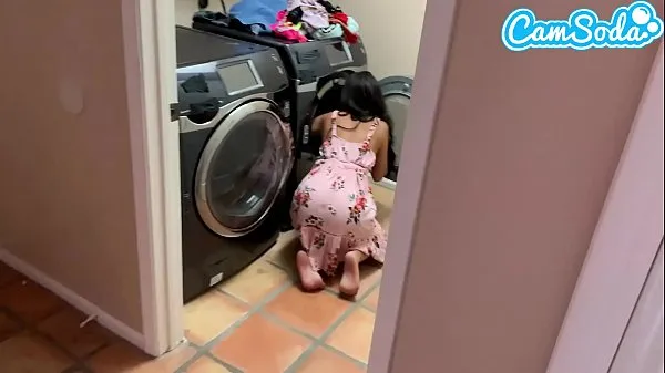 Big Fucked my step-sister while doing laundry new Movies