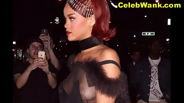 Big Rihanna desnuda y varios pezones sin sujetador compilación de tetas nuevas películas