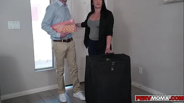 Big Stepson getting a boner and his stepmom helps him out new Movies