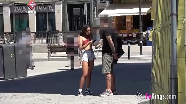 Big Hot Latina girl takes the challenge and bangs a random guy she met at the street new Movies