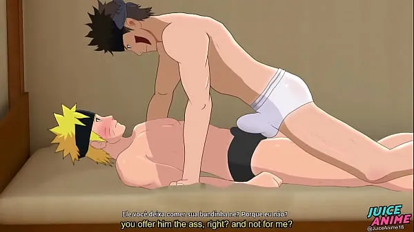 Kiba veut faire oublier Sasuke à Naruto - Gay Bara Yaoi