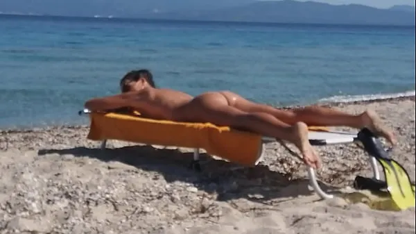 Big Drone exibitionism on Nudist beach new Movies
